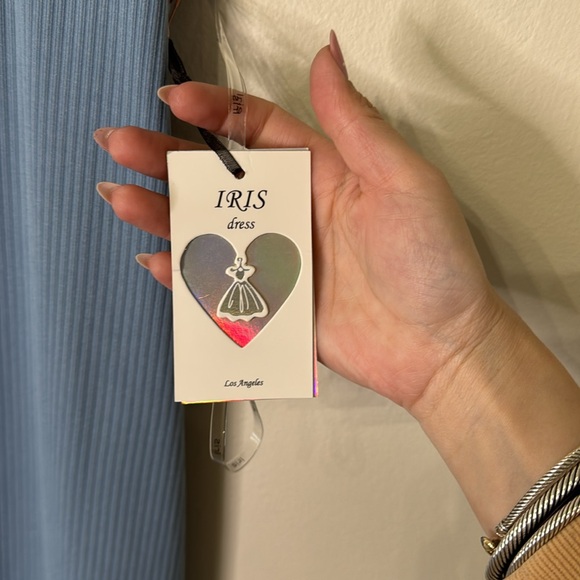 Iris Los Angeles Ribbed Midi Dress NWT - Picture 3 of 5